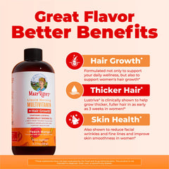Glass of MaryRuth's liquid multivitamin highlighting texture and flavor.