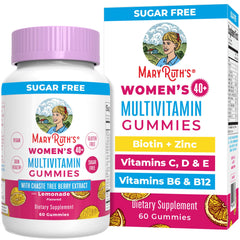 MaryRuth's Multivitamin para mujeres 40+ en gomitas, consumo diario cómodo.
