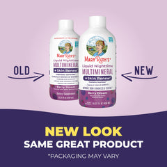 MaryRuth's Nighttime Multimineral skin-renew on vanity supports a glow