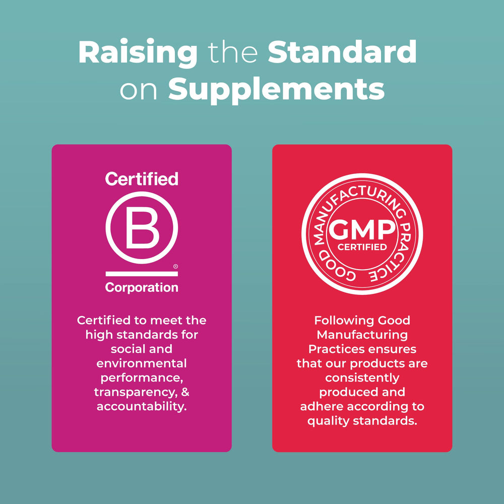 MaryRuth's Organic Menopause Gummies ingredients blend label close-up