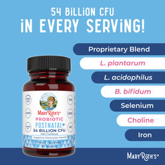 MaryRuth's Postnatal Probiotics choline capsule close-up for brain support.
