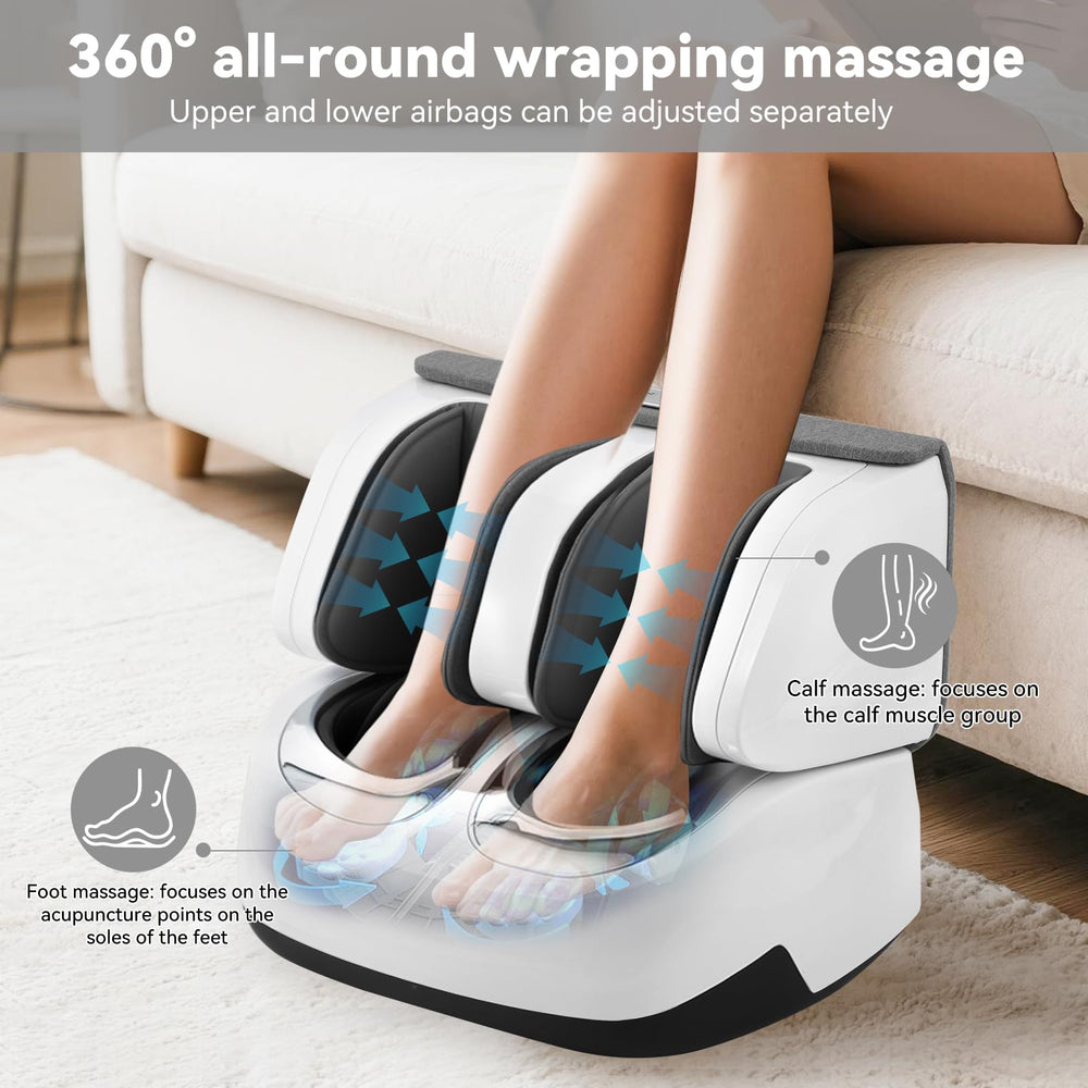 MASDKPIK foot and calf massager delivering deep kneading relief