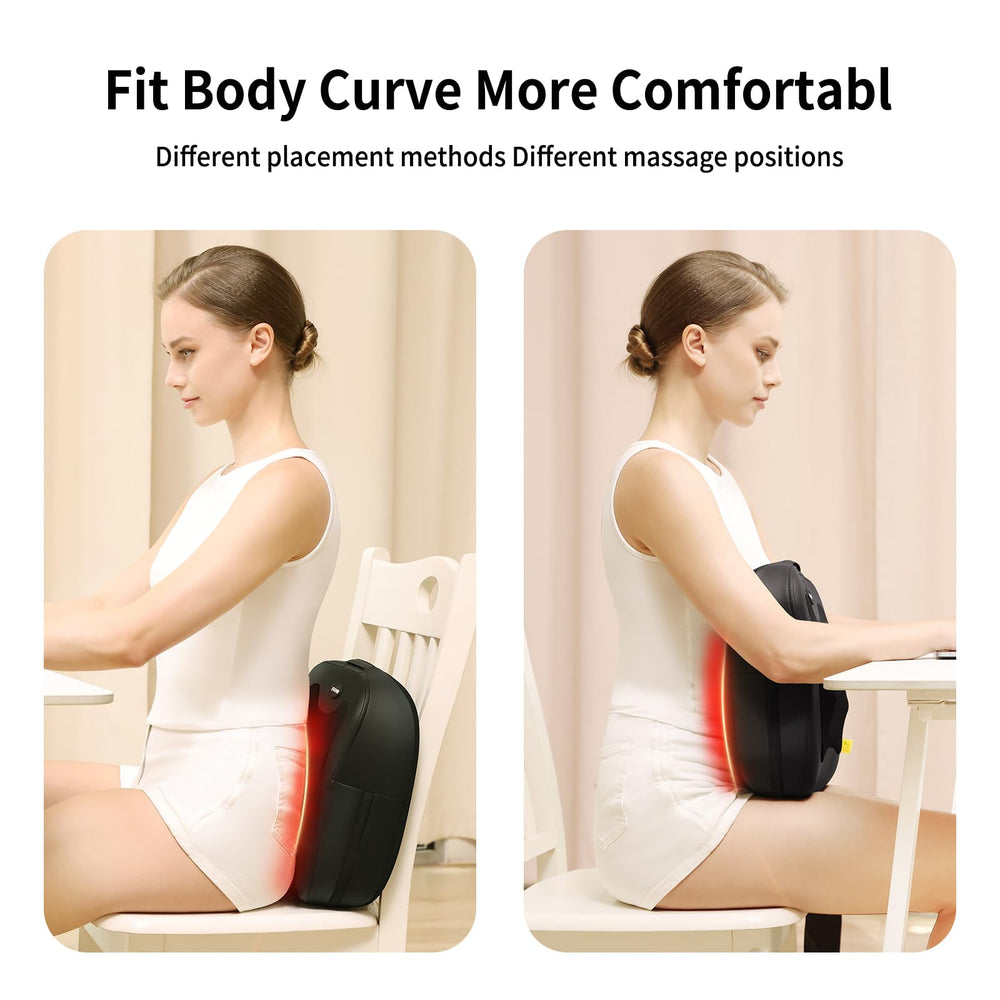 MASGRE eight deep-kneading Shiatsu nodes ease stiffness across body.