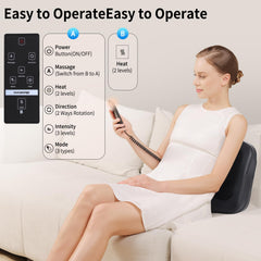 MASGRE front and back heating zones provide versatile warmth during sessions.