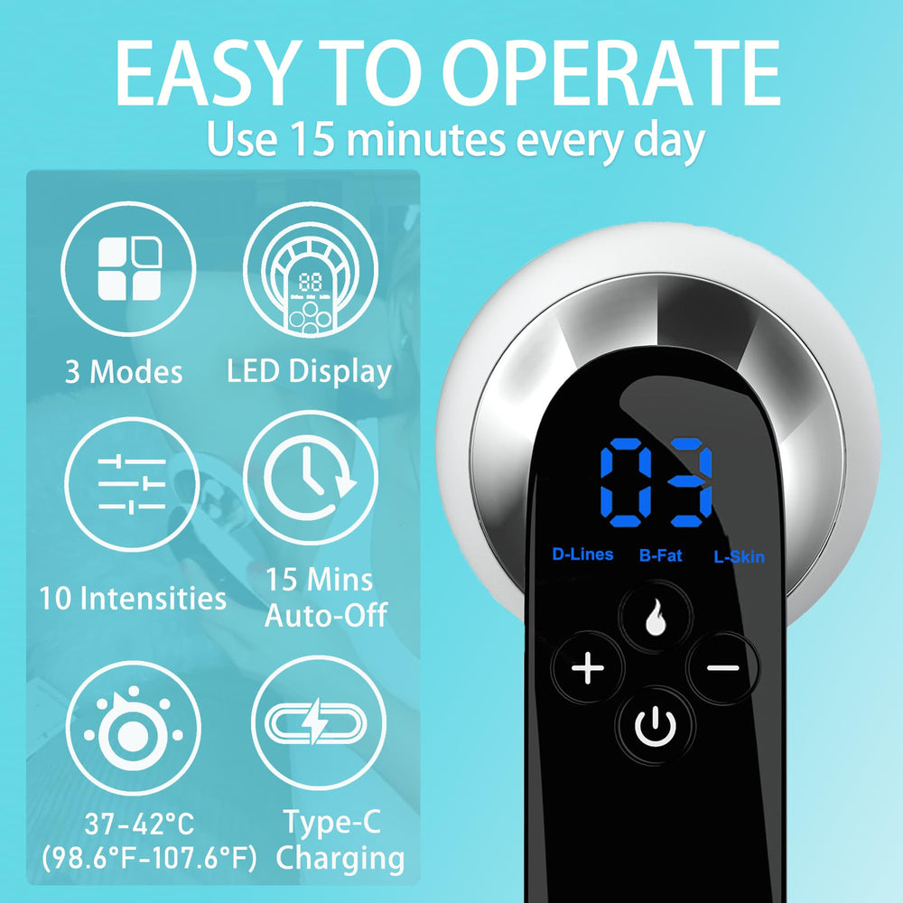 MASIKE Body Machine portable cordless design for use at home or in the office.