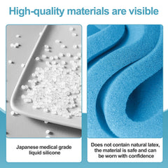 Masktouch cushion for AirTouch N20 blue maintains shape through movement for all-night use.