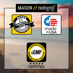 Mason Natural packaging box indicates 90 capsules for ongoing joint care