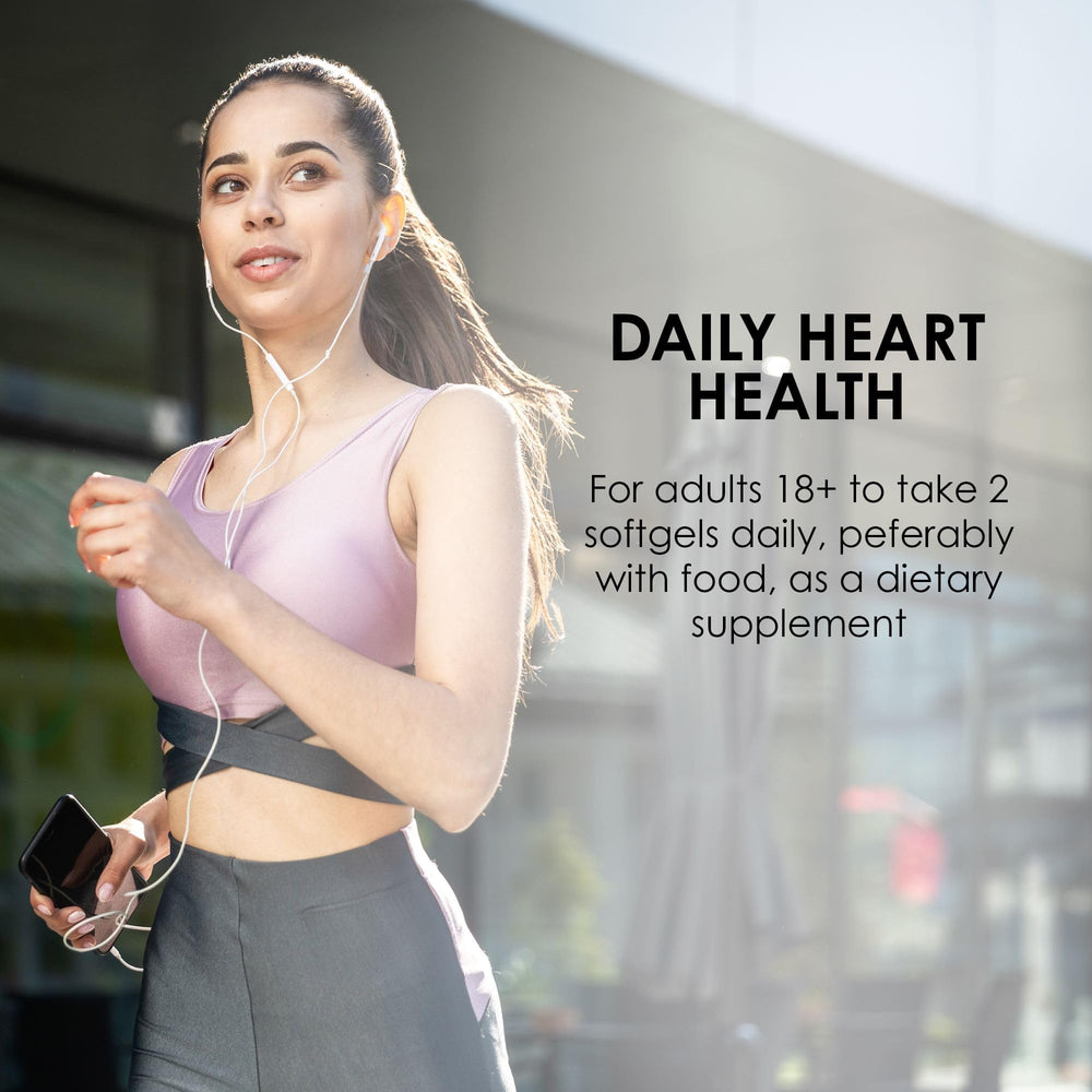 Mason Natural Heart Trio capsules closeup showing softgel texture and omega-3 richness.
