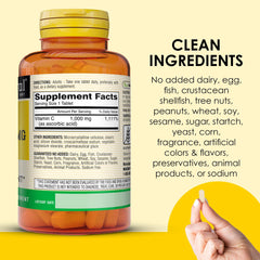 Mason Natural Vitamin C bottle close-up with cap for easy daily dose