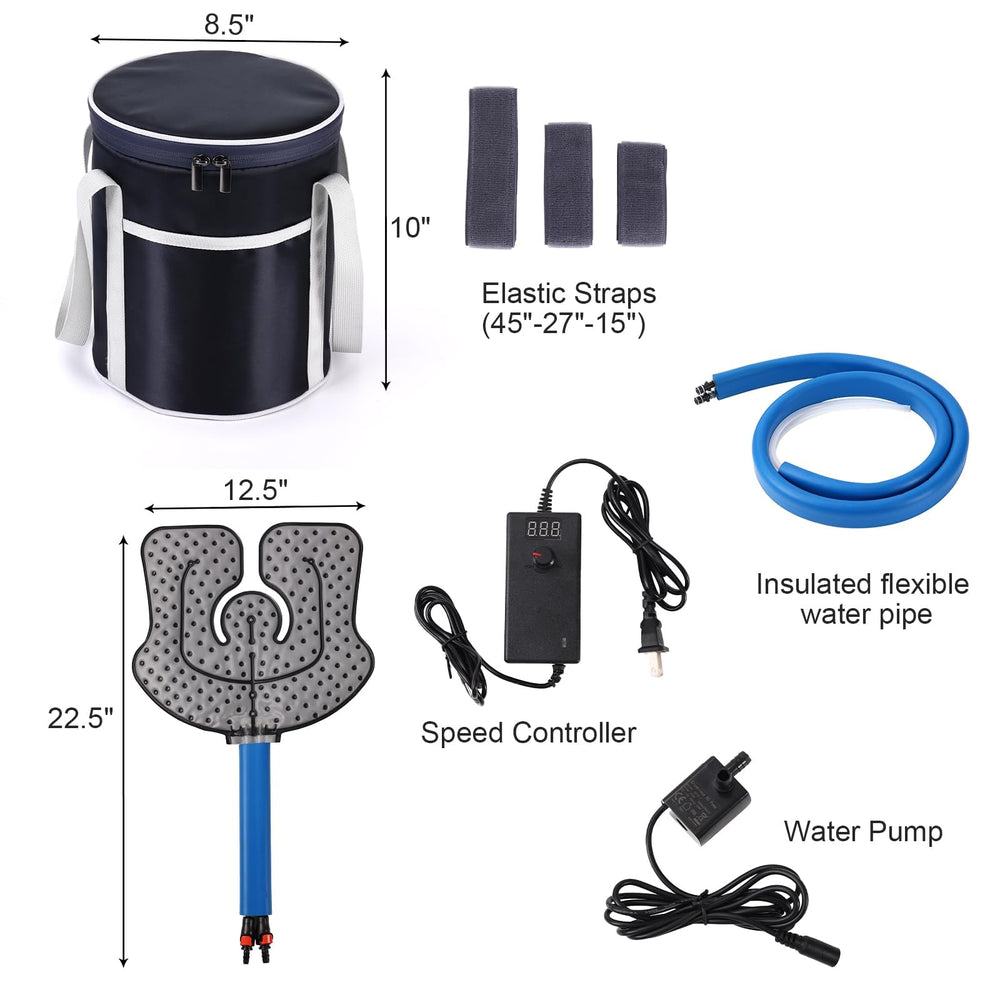 Mathgetin portable ice therapy system ideal for on-the-go relief.