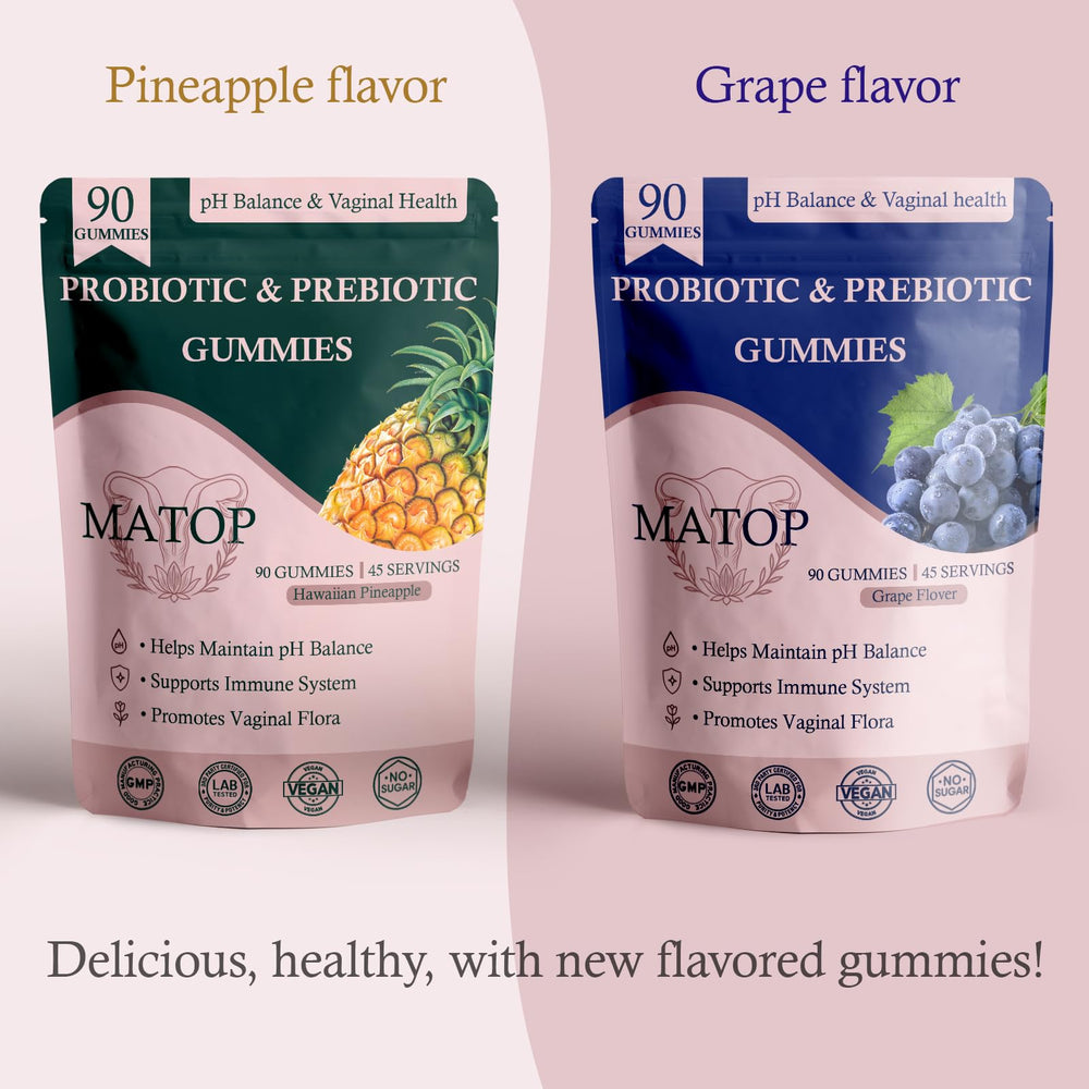 MATOP packaging highlights gluten-free and sugar-free benefits for health-conscious shoppers.