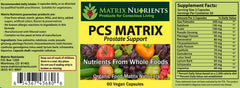 PCS Matrix capsules arranged for daily use to support PSA management.