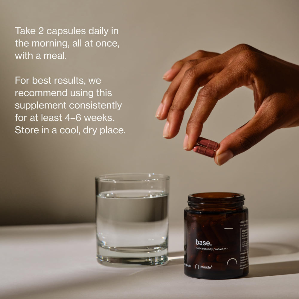 MAUDE Base contains vitamin C and zinc for immune function