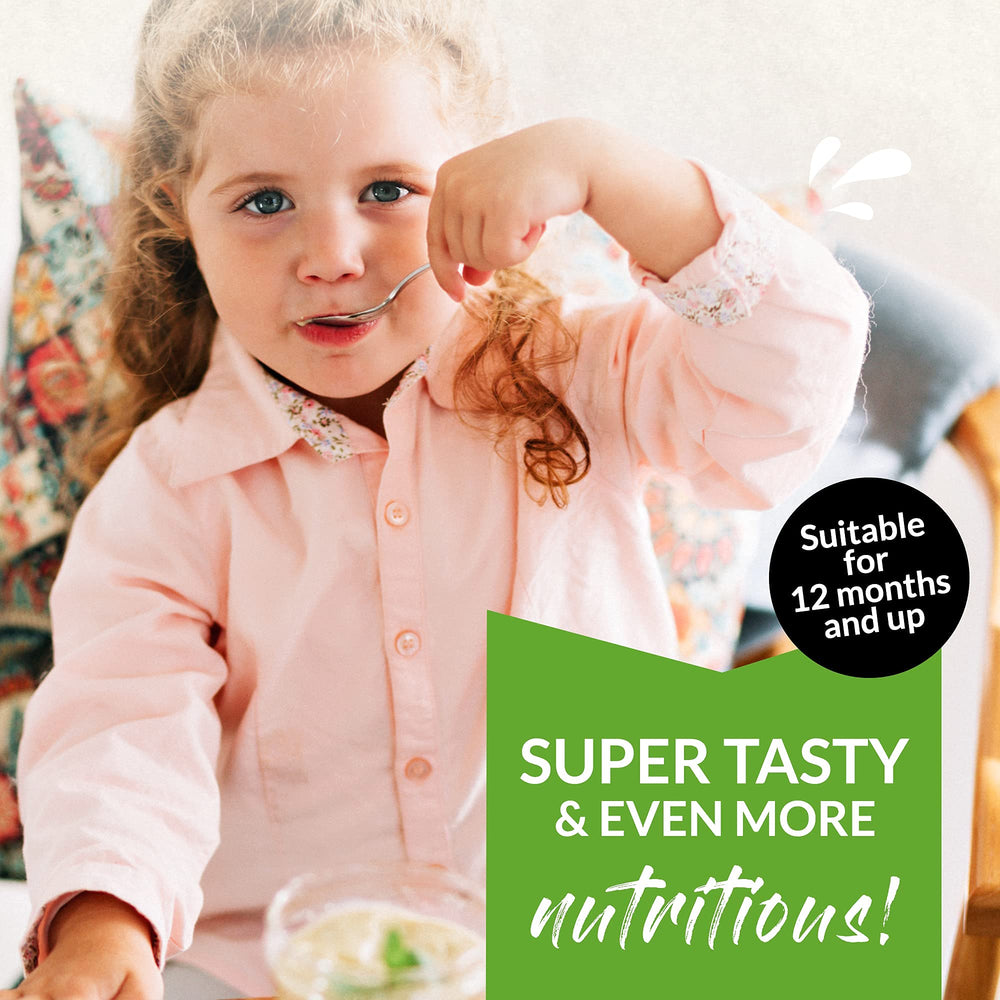 Mavella Kids Probiotic Powder mixes into drinks smoothly for convenient use