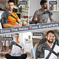 MAVLLY shoulder wrap breathable neoprene supports comfortable sessions at work.