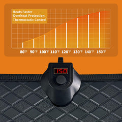 MAXCOM eight-temperature settings let you customize warmth.
