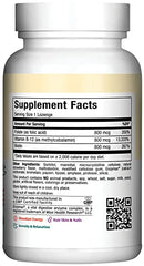Maxi Health B12 lozenges strawberry dissolving in mouth for daily energy support