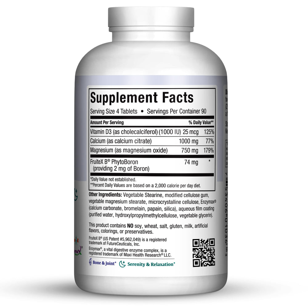 Maxi Health bone teeth joint support packaging emphasizing the formula for daily mobility