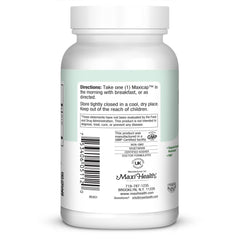 MAG 6 bottle pouring capsules, indicating simple daily routine for overall wellness