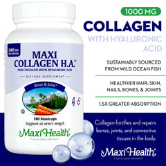 Maxi Health Marine Collagen capsules close-up for daily joint support