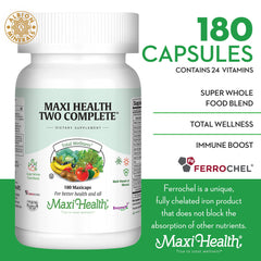 Adults and teens can rely on Maxi Health non-GMO, gluten-free formula.