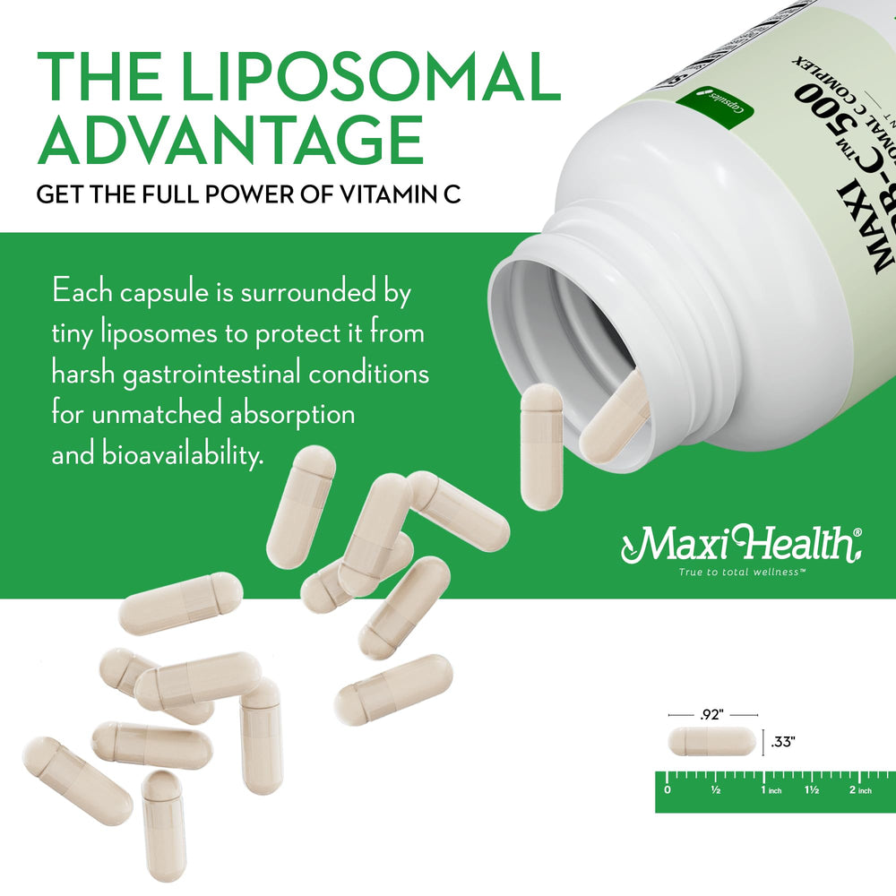Maxi Health non-GMO vegetarian capsules appeal to plant-based diets.