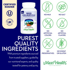 Maxi Health tilapia derived collagen source label on packaging