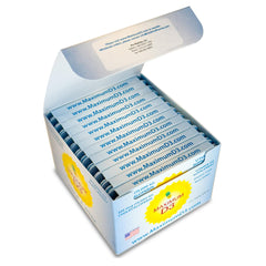 Maximum D3 packaging emblem closeup communicates trust and reliability.