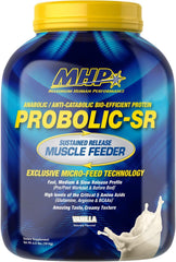 Maximum Human Performance Probolic-SR vanilla tub highlighting sustained amino acid release for recovery
