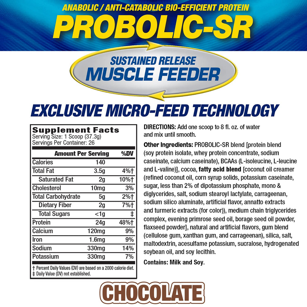 PROBOLIC-SR scoop showing accurate serving sizes for reliable fueling