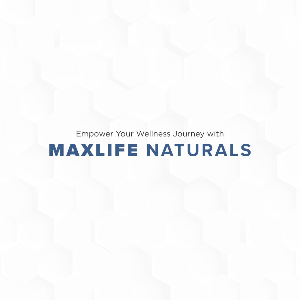 Person taking a MAXLIFE NATURALS capsule as part of daily wellness routine