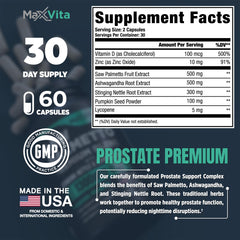 MaxVita Prostate Premium daily use image suggesting routine consistency.