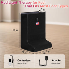 MAYLINK red light therapy in use on legs for comfort