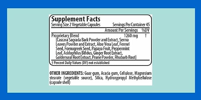 MAZZIRI Maxzorb Thera-Colon Cleanse capsules for daily digestive support