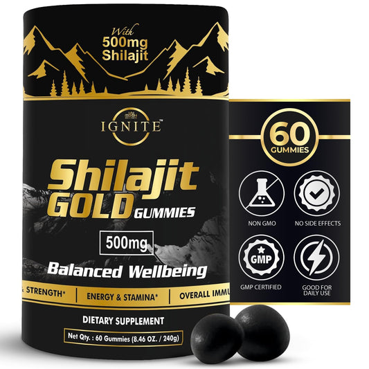 MBDH Wellness Pure Himalayan Shilajit Gummies bottle for on the go energy