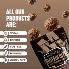 MCCAFFREY PROTEIN BITES plant-based protein: 4g per serving for steady energy