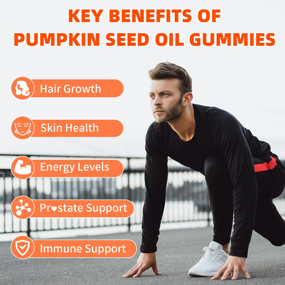 Mchokuu bottle label highlighting saw palmetto and pumpkin seed oil