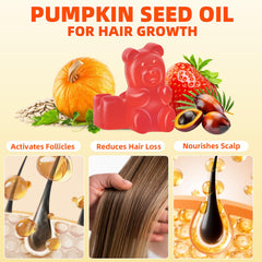 Mchokuu gummies shown for hair and skin health support