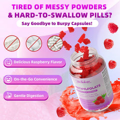 Vegan sugar-free gummies close-up emphasizing gentle digestion.