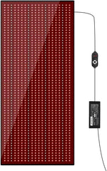 MCJ therapy mat in use on a bed provides cozy at-home therapy.
