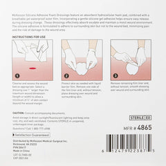 McKesson Hydrocellular foam dressing-outer-barrier blocks moisture and dirt