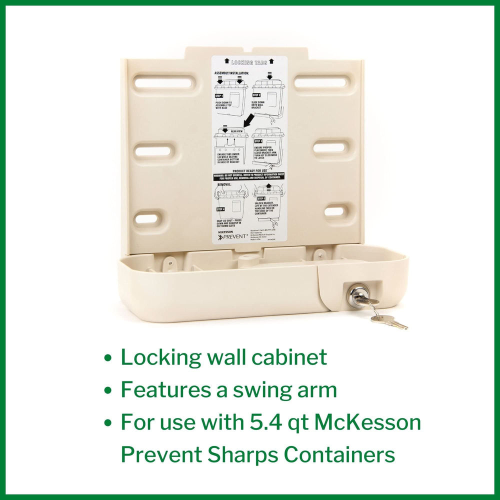 McKesson Prevent cabinet door closed shows secure, wall-mounted storage