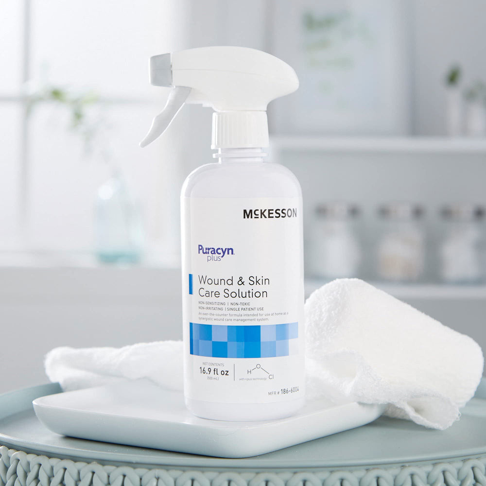 Puracyn Plus bottle with easy spray ideal for home care