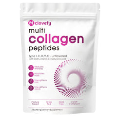Mclovefy multi-collagen powder bottle for convenient daily collagen use.