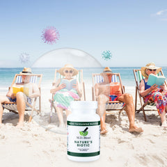 MD Blend Nature’s Biotic berberine ingredients panel highlights key nutrients.