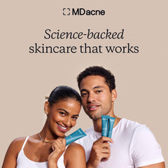 MDacne DIM use in daily routine for acne management.