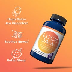 MD.LIFE Lock Jaw Assistance L-Theanine Suan Zao Ren visual implies calming effects.