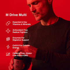 Mdrive Multivitamin for Men capsules ready for daily use