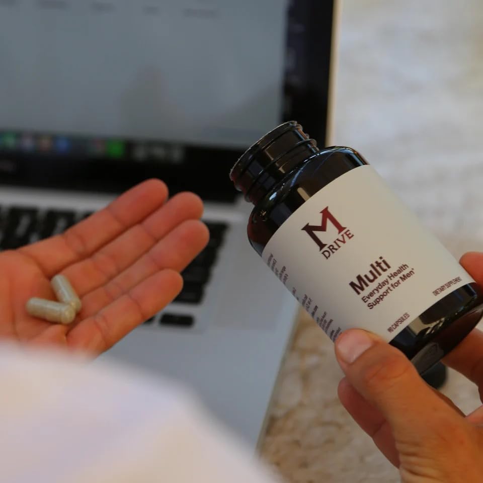 Mdrive Multivitamin for Men including vitamin K2 for bone and heart health
