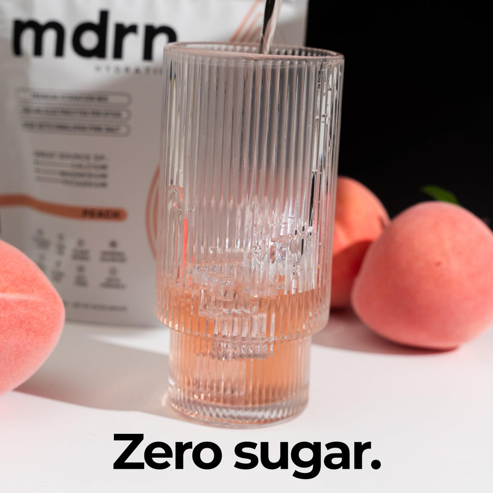 MDRN Hydration bottle on the go for travel and workouts.